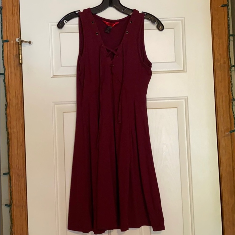 Burgundy Dress